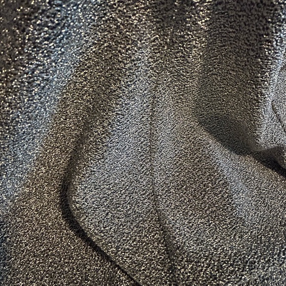 LOVE 83 • Silver Shiny Sleek Jumpsuit • Medium • - Picture 9 of 10